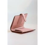HERM Bearn Compact  Wallet in Rose Sakura Chevre Mysore Goatskin - Image 5