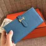 HERM Blue Jean  Bearn Gusset Wallet