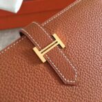 HERM Brown  Bearn Gusset Wallet - Image 4