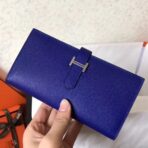 HERM Blue Electric  Bearn Gusset Wallet