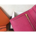 HERM Peach  Bearn Gusset Wallet - Image 5