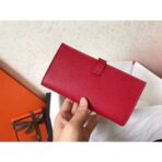 HERM Red  Bearn Gusset Wallet - Image 2