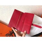 HERM Red  Bearn Gusset Wallet - Image 4