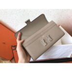 HERM Constance Long Wallet In Grey - Image 3