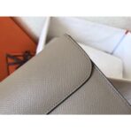 HERM Constance Long Wallet In Grey - Image 6