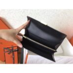 HERM Constance Long Wallet In Black - Image 6