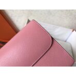 HERM Constance Long Wallet In Pink - Image 4