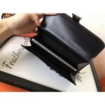 HERM Constance Long Wallet In Black Swift - Image 4