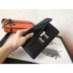 HERM Constance Long Wallet In Black Swift - Image 6