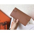 HERM Kelly Classic Long Wallet In Brown - Image 2