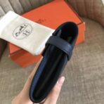 HERM Kelly Classic Long Wallet In Navy - Image 8