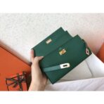 HERM Kelly Classic Long Wallet In Malachite - Image 7