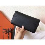 HERM Kelly Classic Long Wallet In Black - Image 2