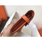 HERM Kelly Classic Long Wallet In Orange - Image 3