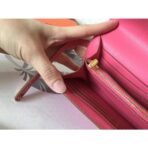 HERM Kelly Classic Long Wallet In Pink - Image 4