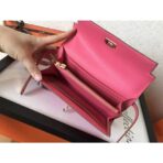 HERM Kelly Classic Long Wallet In Pink - Image 5