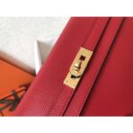 HERM Kelly Classic Long Wallet In Red - Image 4