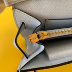 HERM Kelly Classique To Go Wallet In Blue Zephyr - Image 6