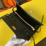 HERM Kelly Classique To Go Wallet In Black - Image 6