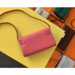 HERM Kelly Classique To Go Wallet In Rose Lipstick - Image 2