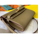 HERM Kelly Classique To Go Wallet In Taupe - Image 3