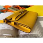 HERM Kelly Classique To Go Wallet In Yellow - Image 3