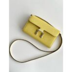 HERM Constance To Go Wallet in Jaune Poussin