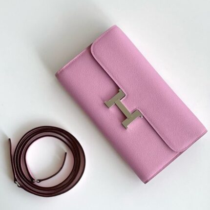 HERM Constance To Go Wallet in Mauve Sylvestre