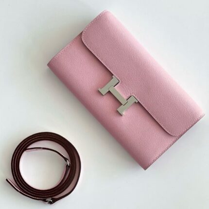 HERM Constance To Go Wallet in Pink