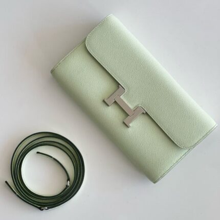 HERM Constance To Go Wallet in Vert Fizz
