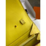 HERM Constance To Go Wallet in Lime Ostrich - Image 8