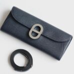 HERM Maillon To Go Wallet in Blue Indigo