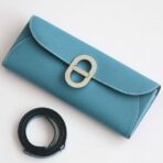 HERM Maillon To Go Wallet in Blue Jean