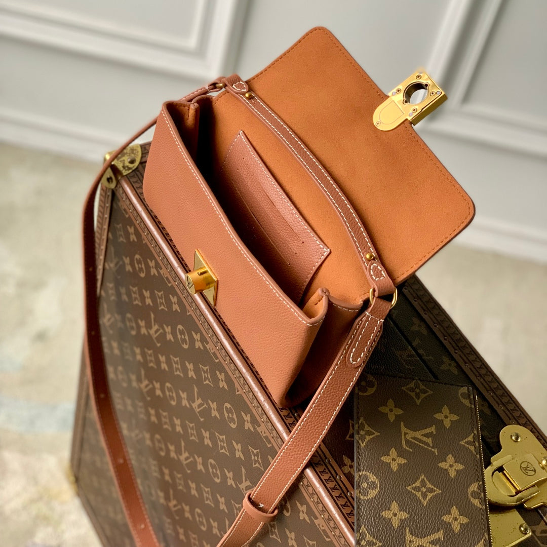 LOW KEY BAG 22 IN COGNAC BROWN CALFSKIN - Image 6