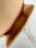 CC SMALL 20 FLAP BAG IN BUFF CREAM CALFSKIN - Image 9