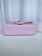 CC MINI 18 FLAP BAG IN LIGHT PINK CALFSKIN - Image 9
