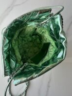 CC MINI 20 BAG IN SEA GREEN METALLIC LAMBSKIN - Image 10