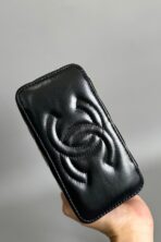 CC Vanity Case Pearl 17cm Black Lambskin Gold hardware - Image 7