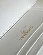 CC Vanity Case Pearl 17cm White Lambskin Gold hardware - Image 9