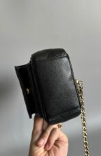 CC MINI 18 BACKPACK BLACK CAVIAR LIGHT GOLD HARDWARE - Image 8
