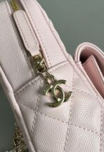 CC MINI 18 BACKPACK PINK CAVIAR LIGHT GOLD HARDWARE - Image 9