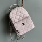 CC MINI 18 BACKPACK PINK CAVIAR LIGHT GOLD HARDWARE - Image 2