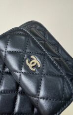 CC MINI 18 BACKPACK BLACK LAMBSKIN LIGHT GOLD HARDWARE - Image 5
