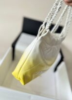 CC HOBO MINI 20CM YELLOW WHITE LAMBSKIN - Image 4
