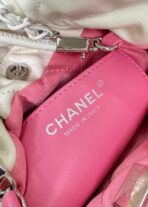 CC HOBO MINI 20CM PINK WHITE LAMBSKIN - Image 10