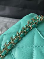 CC 20 BAG IN PERSIAN GREEN CALFSKIN GOLD HARDWARE - Image 7