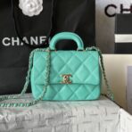 CC 20 BAG IN PERSIAN GREEN CALFSKIN GOLD HARDWARE - Image 2