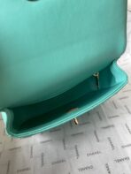 CC 20 BAG IN PERSIAN GREEN CALFSKIN GOLD HARDWARE - Image 8