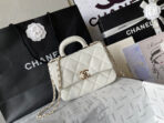 CC 20 BAG IN WHITE CALFSKIN GOLD HARDWARE - Image 3