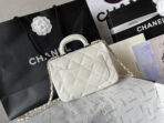 CC 20 BAG IN WHITE CALFSKIN GOLD HARDWARE - Image 4